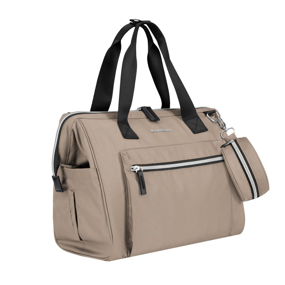 KikkaBoo® Previjalna torba Maxi Beige NEW 2025 KikkaBoo