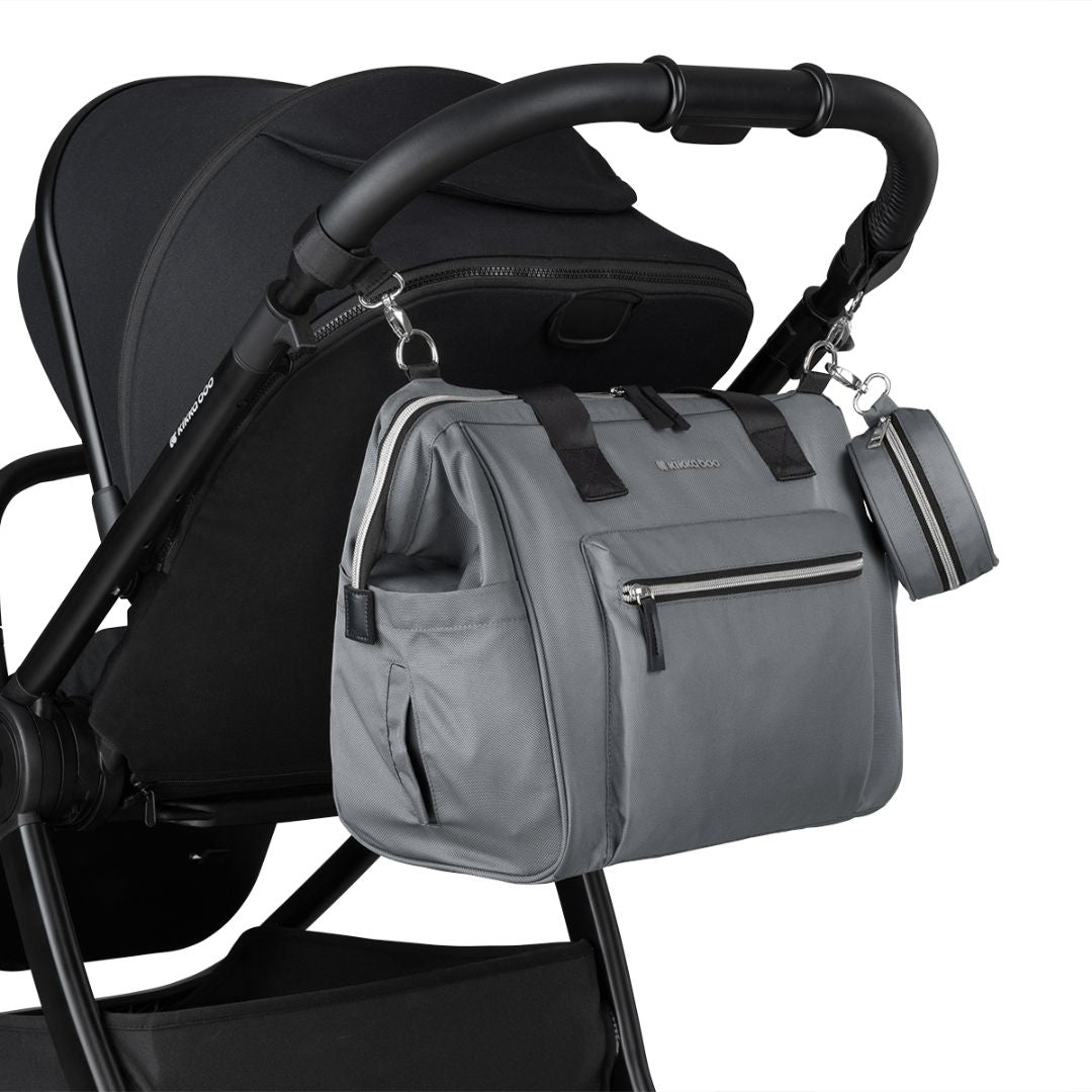 KikkaBoo® Previjalna torba Maxi Grey NEW 2025 KikkaBoo