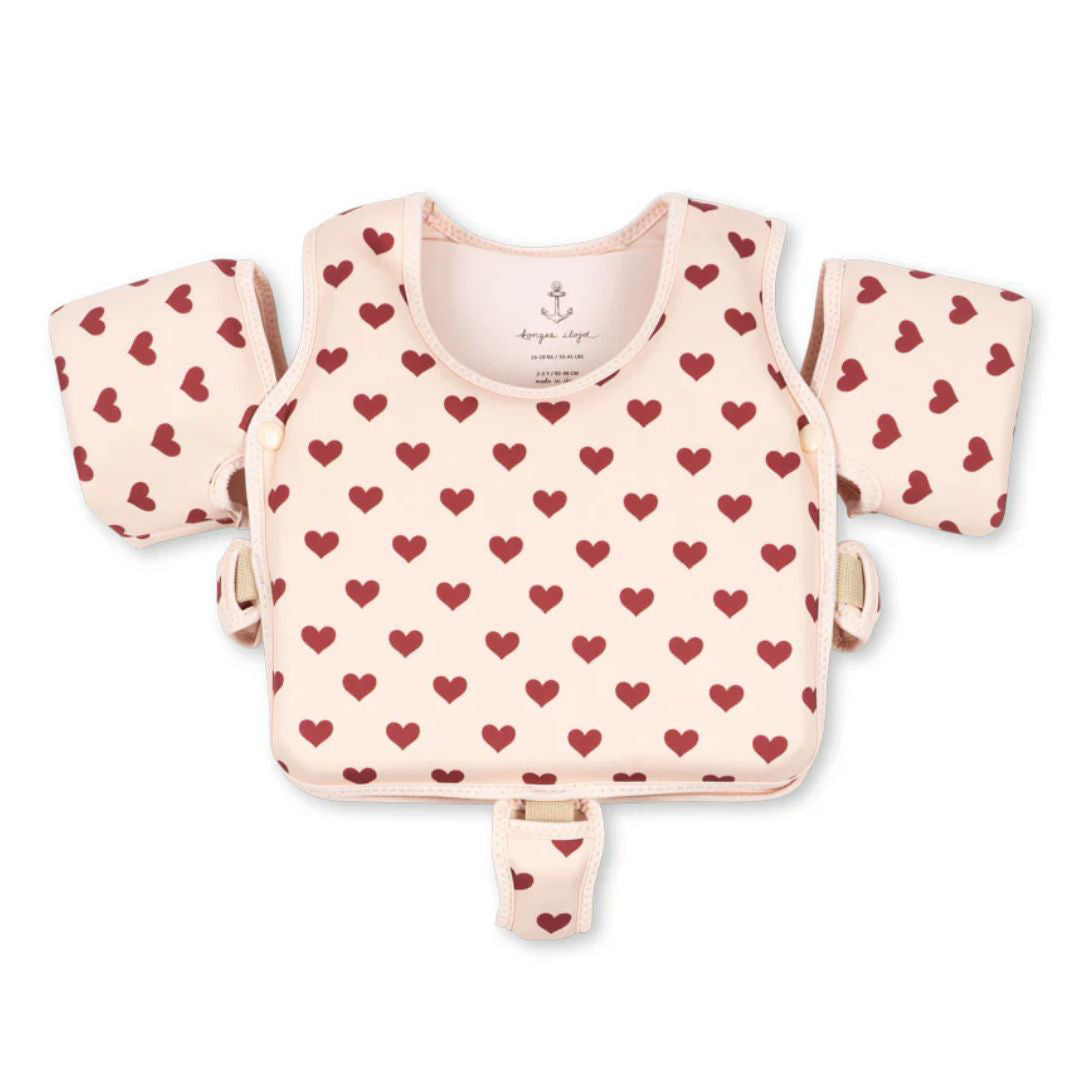 Konges Sløjd® Otroški plavalni jopič Hollis Amour Rouge 3-6 L Konges Sløjd