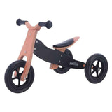 Free2Move® Wooden 2-in-1 Balance Trike and Bike Rider PLUS Black