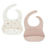 Jollein® Silikon-Lätzchen 2x Lovely Birds