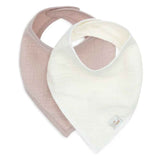 Jollein® Muslin Bandana Bib Wild Rose/Oatmeal 2 pcs.