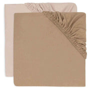 Jollein® Bombažna rjuha 2 kosa 60x120 Wild Rose/Biscuit Jollein