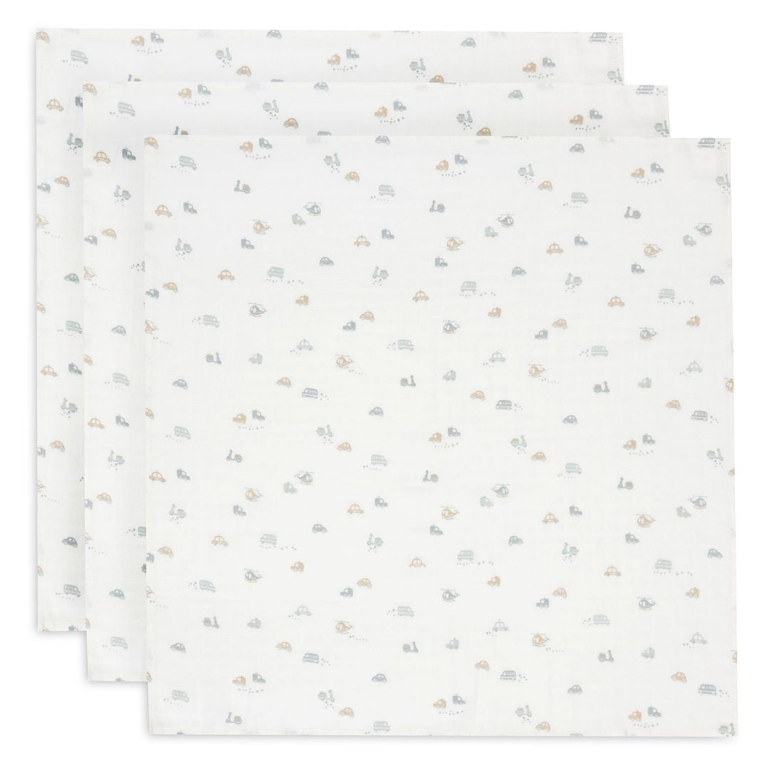 Jollein® Komplet 3 tetra pleničk 70x70 cm On The Go Jollein