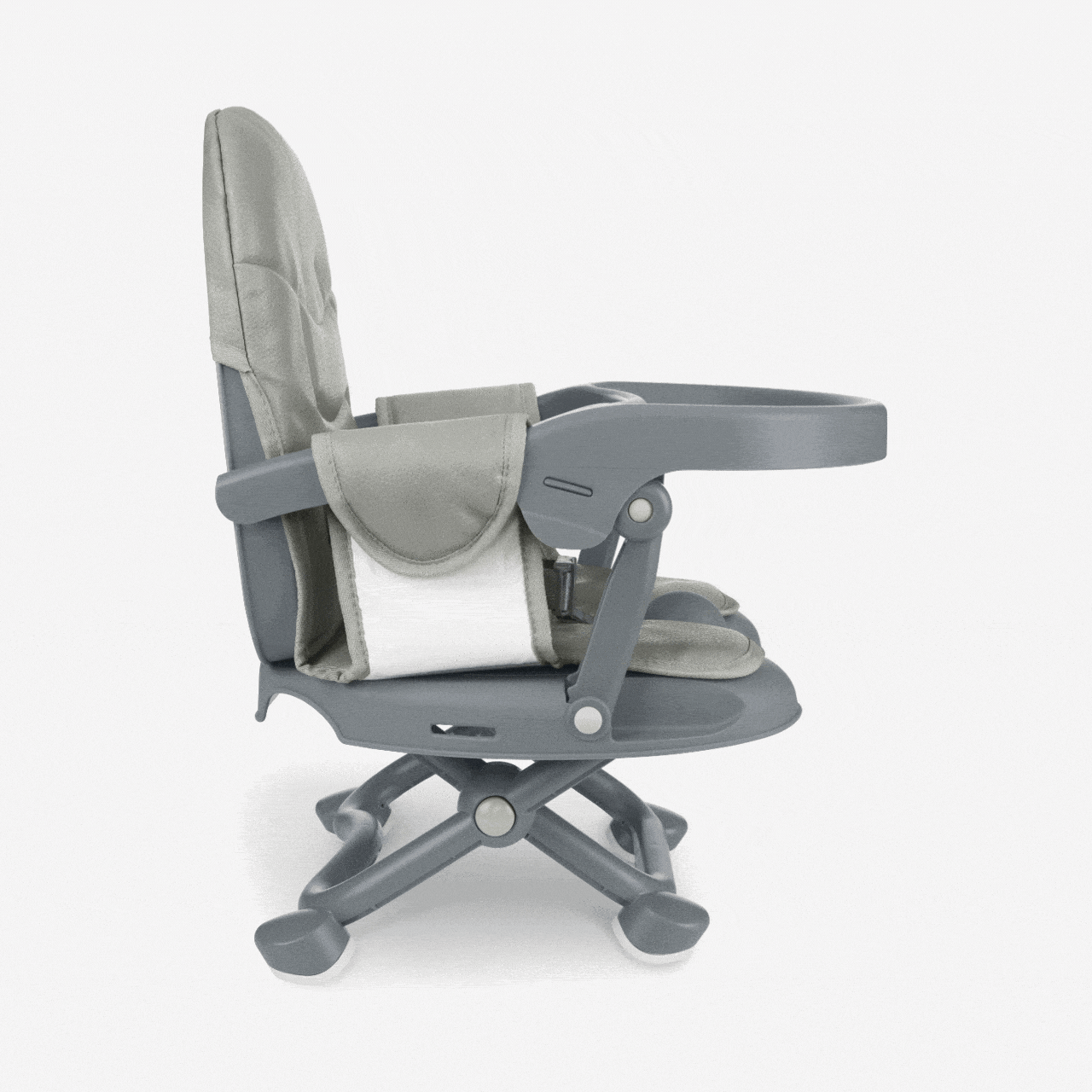 KikkaBoo® Prenosni stolček za hranjenje Pappo Grey KikkaBoo
