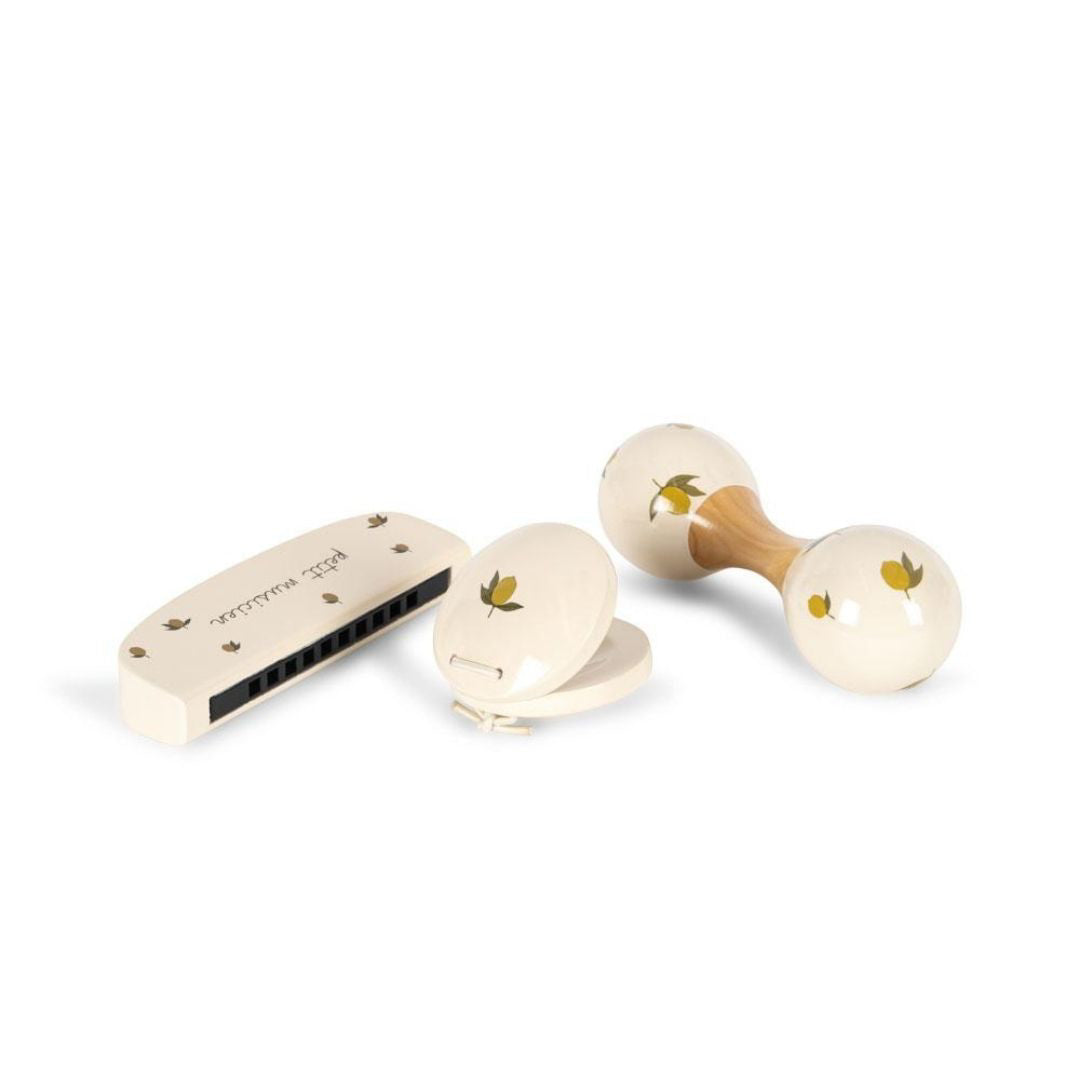 Konges Sløjd® Glasbeni set Music FSC Lemon Glossy Konges Sløjd