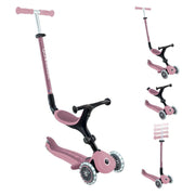 Globber® Zložljivi otroški skiro GO UP Active ECO s svetlečimi kolesi Berry Globber
