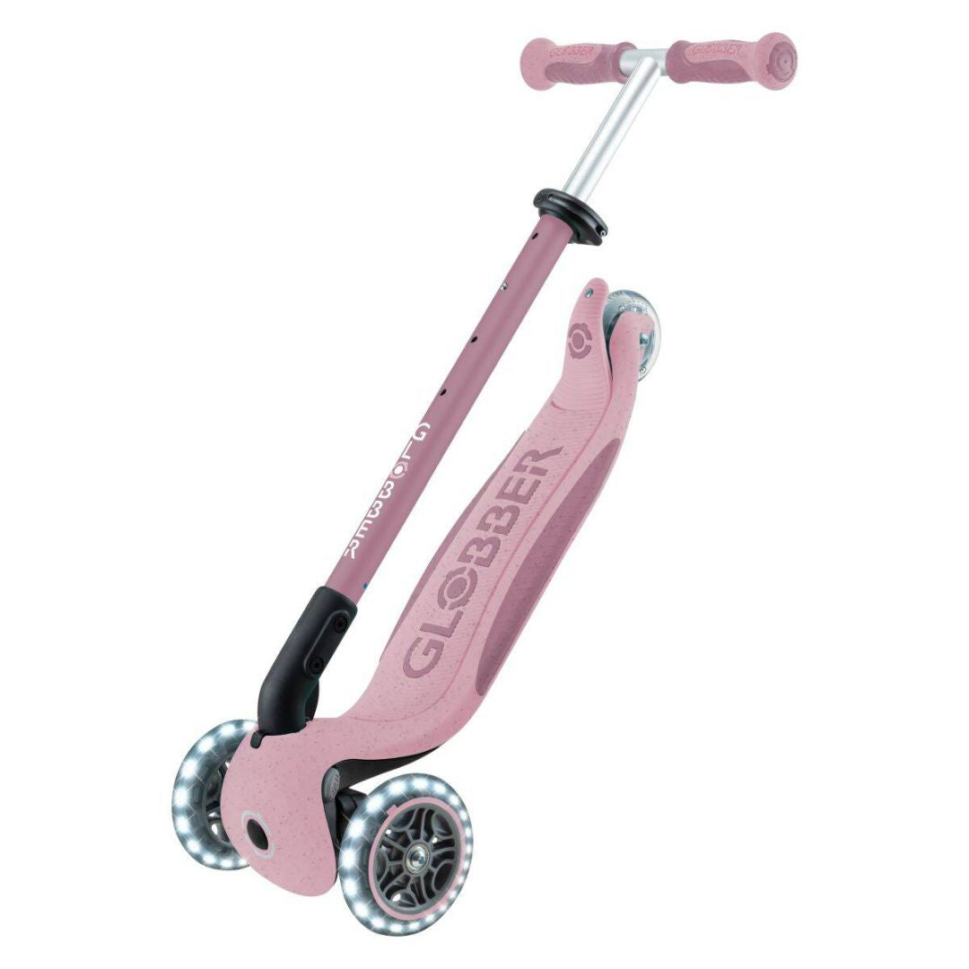 Globber® Zložljivi otroški skiro GO UP deluxe 360° s svetlečimi kolesi Berry Globber