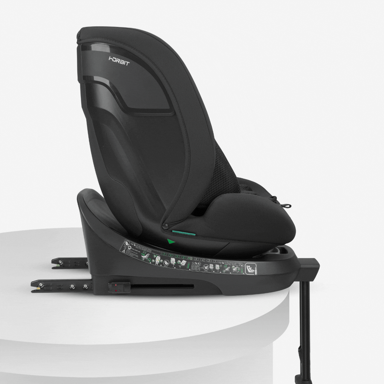 KikkaBoo® Otroški avtosedež 360° i-Orbit i-SIZE (40-150 cm) Black 2025 KikkaBoo