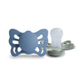 Frigg® Anatomical Silicone Pacifier Butterfly Ocean View/Sage