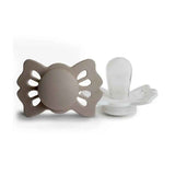 Frigg® Symmetrical Silicone Pacifier Lucky Portobello/Cream