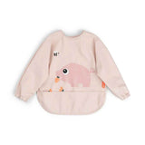 Done by Deer® Bib with sleeves Tiny Farm Powder