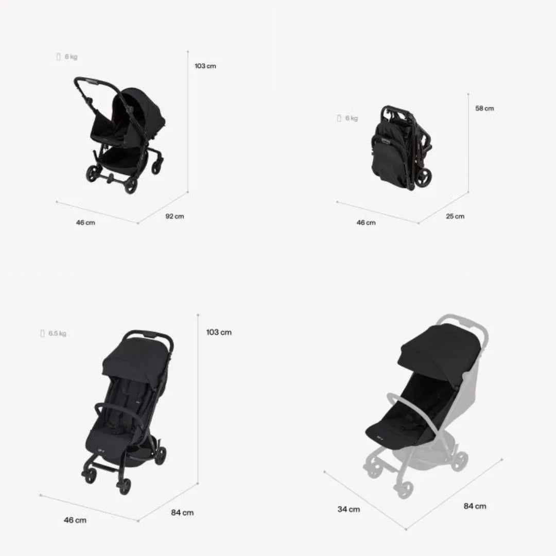 Anex® Športni voziček Air Z (0-22kg) Space Anex