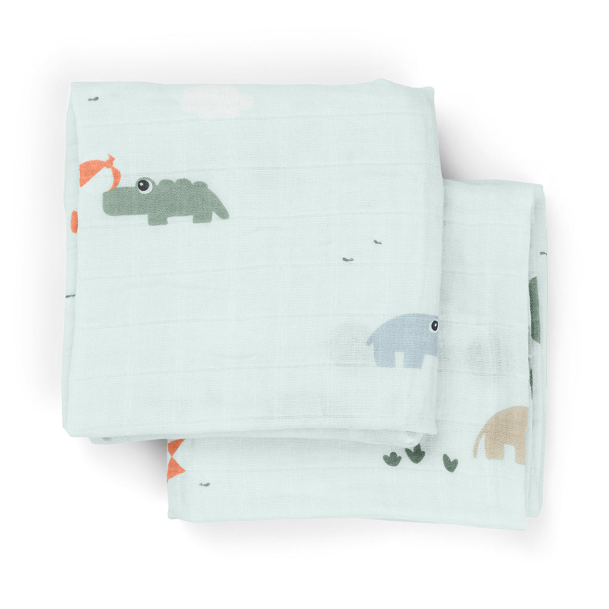 Done by Deer® Komplet tetra pleničk Playground Blue 70x70 Done by Deer