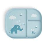 Done by Deer® Kinder-Trennteller Foodie Elphee Blue