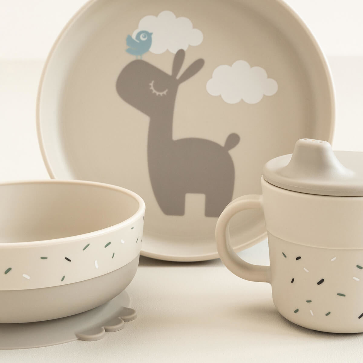 Done by Deer® Prvi jedilni set Foodie Lalee Sand Done by Deer
