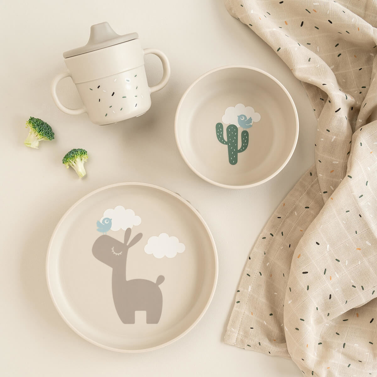 Done by Deer® Prvi jedilni set Foodie Lalee Sand Done by Deer