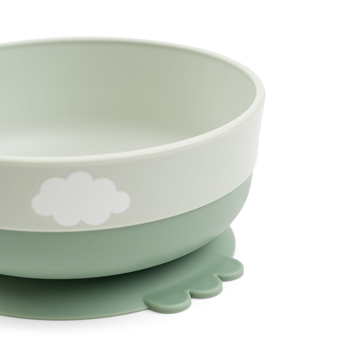Done by Deer® Prvi jedilni set Foodie Happy Clouds Green Done by Deer