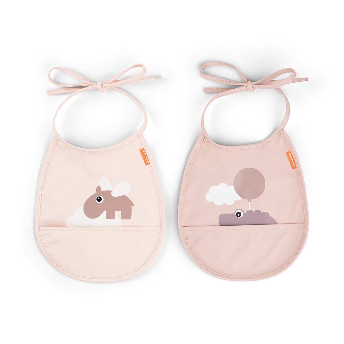 Done by Deer® Komplet 2 mini slinčkov Happy Clouds Powder Done by Deer