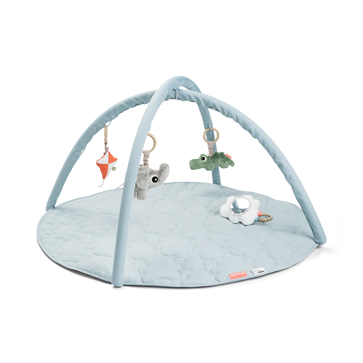 Done by Deer® Igralna podloga z lokom Playground Blue Done by Deer