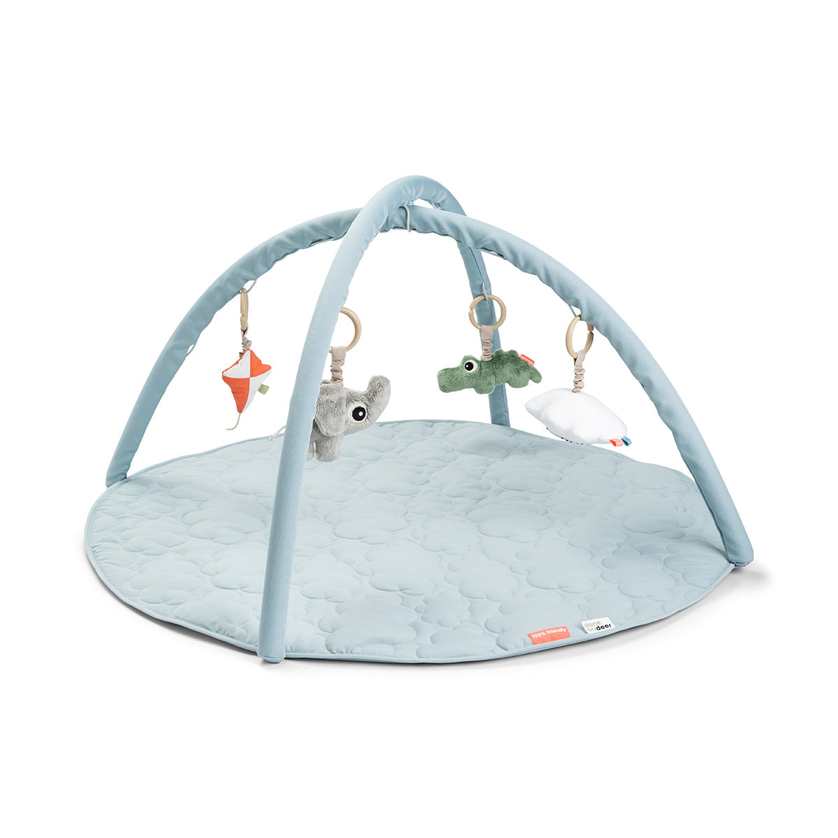 Done by Deer® Igralna podloga z lokom Playground Blue Done by Deer