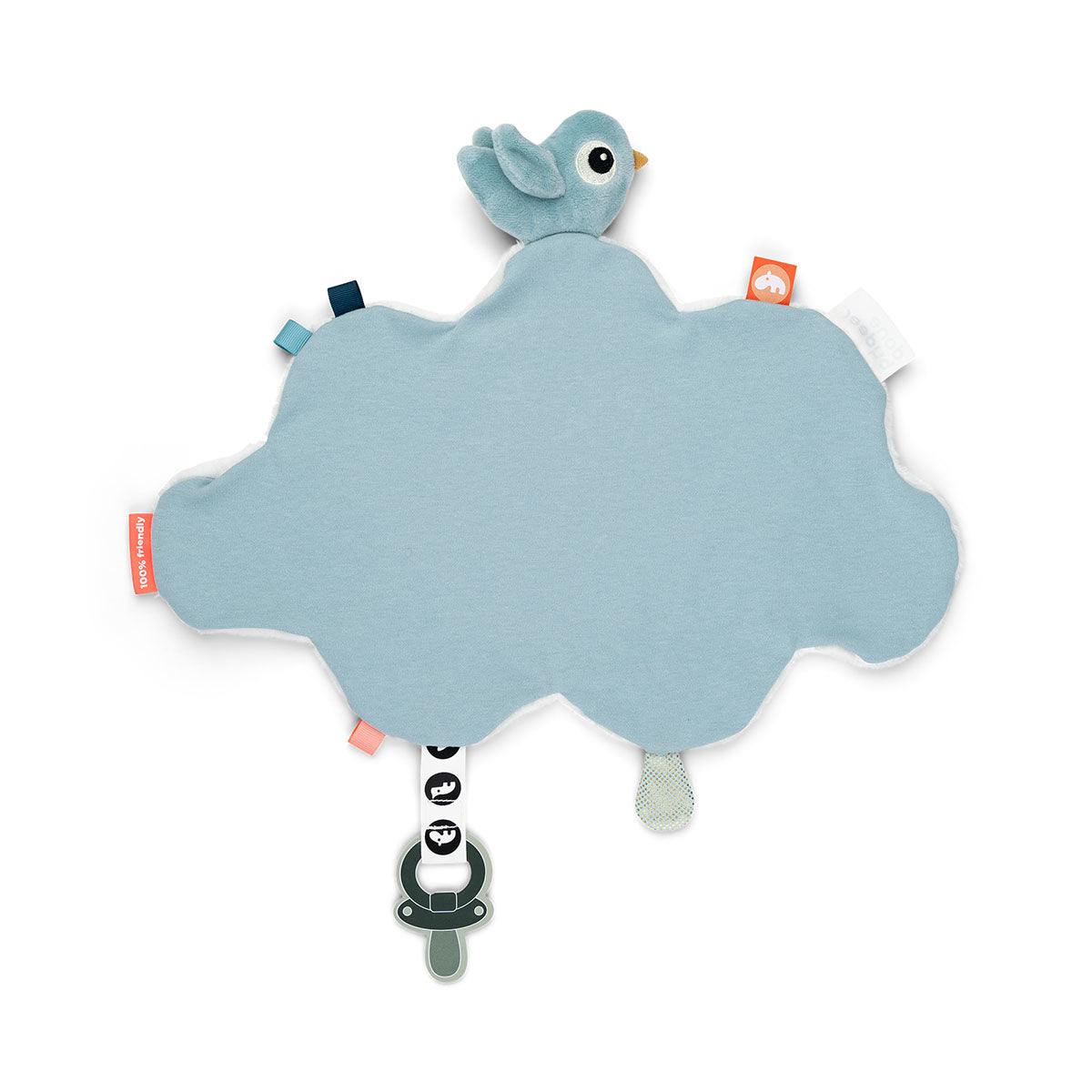 Done by Deer® Ninica s priponko Happy Clouds Blue Done by Deer