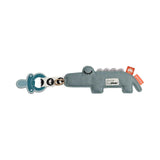Done by Deer® Halter für Schnuller Croco Blue