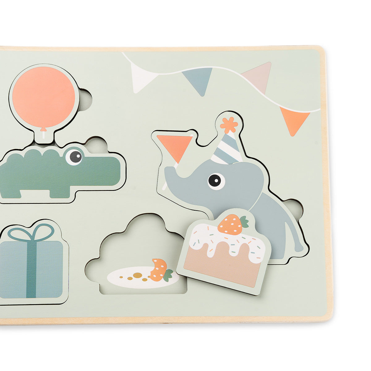 Done by Deer® Prva lesena sestavljanka Celebration Done by Deer