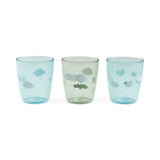 Done by Deer® Set aus 3 Bechern Yummy Happy Clouds Green