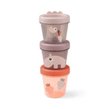 Done by Deer® Set 3 Aufbewahrungsdosen für Lebensmittel Ozzo Powder