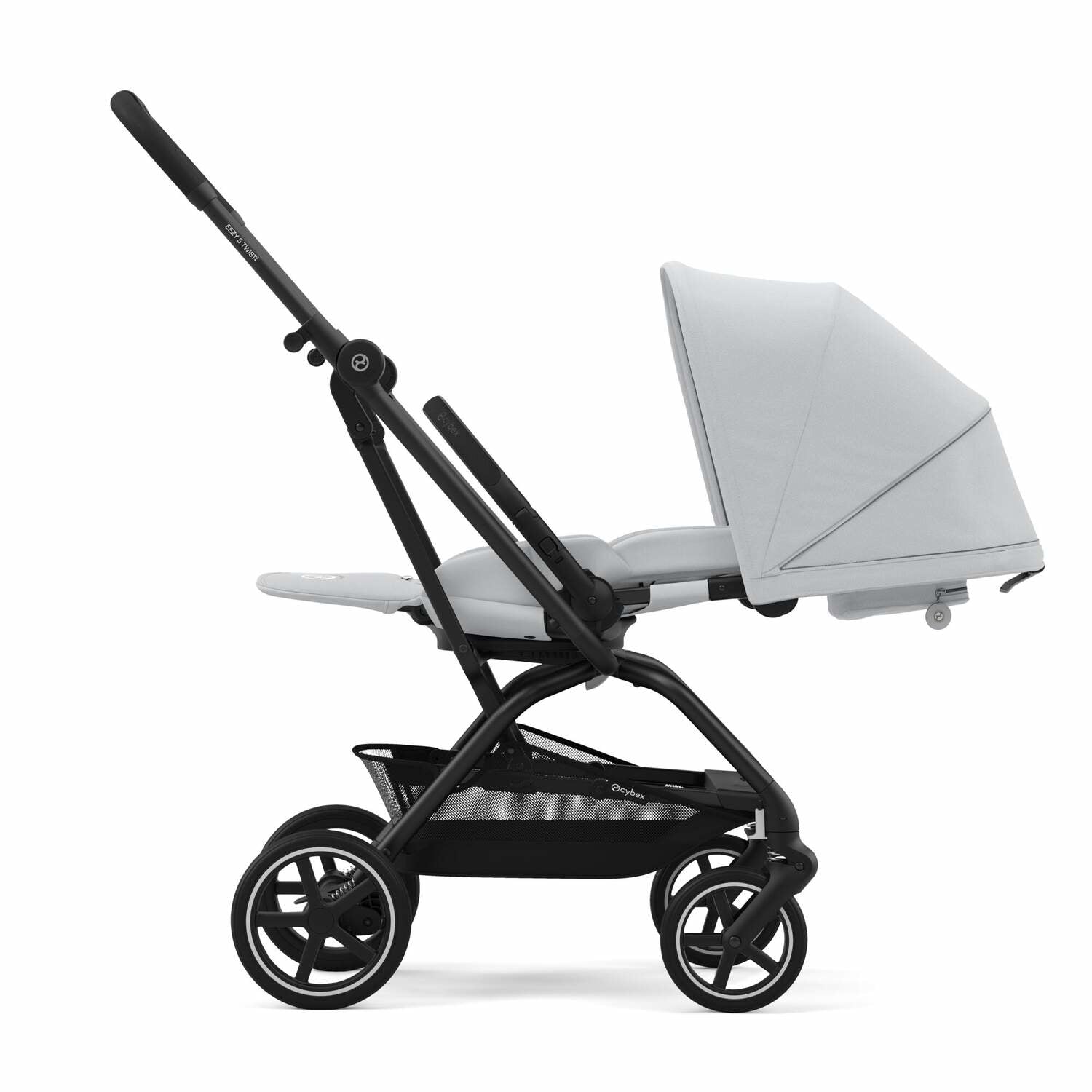 Cybex® Otroški voziček Eezy S Twist+2 Fog Grey (Black Frame) Cybex