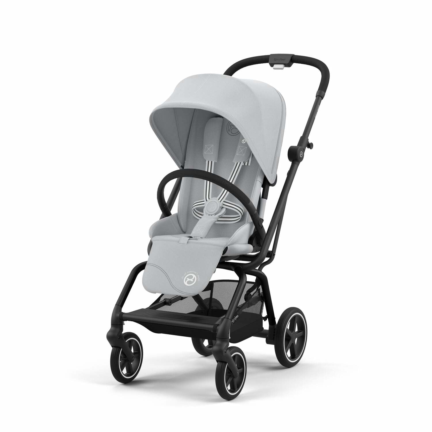 Cybex® Otroški voziček Eezy S Twist+2 Fog Grey (Black Frame) Cybex