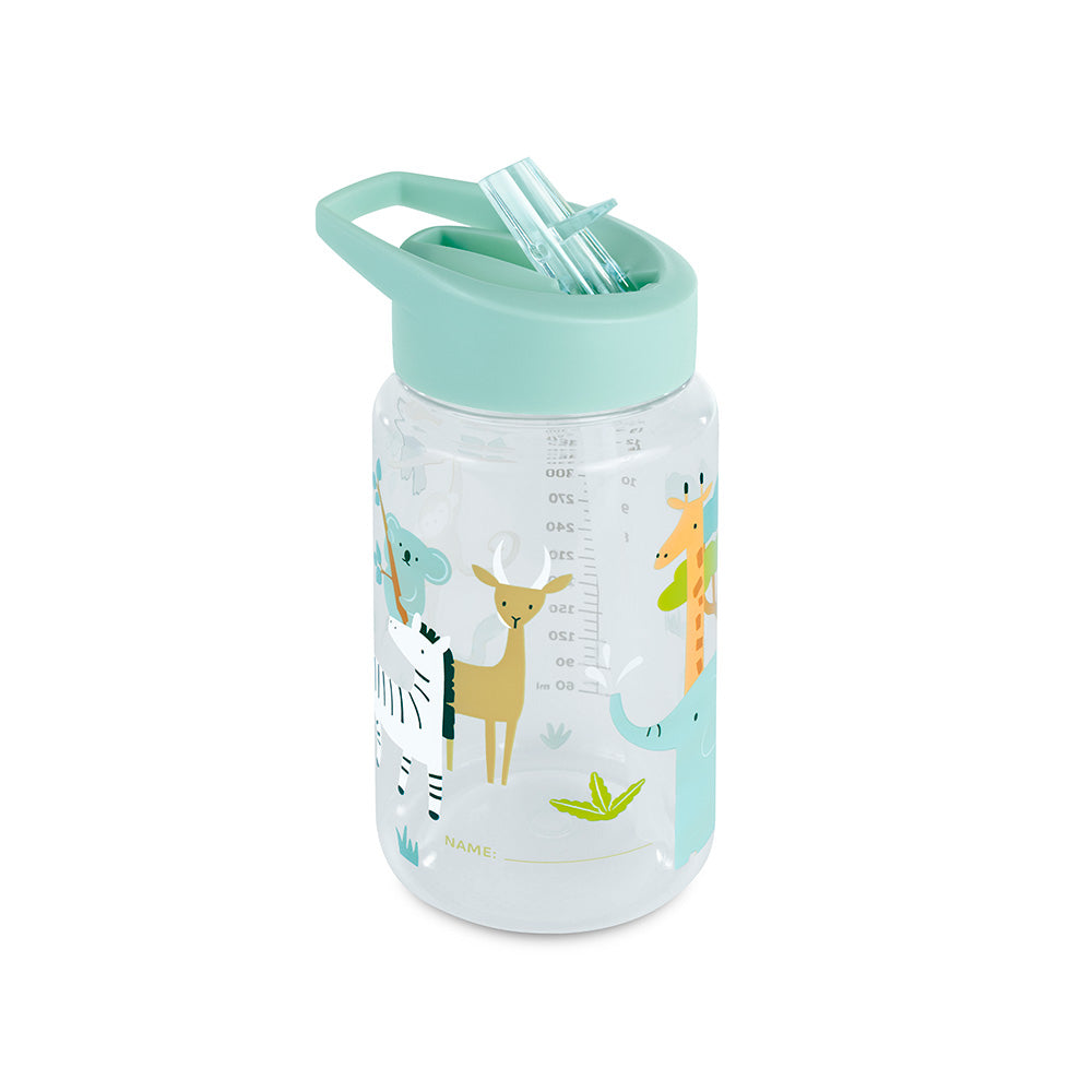 Miniland® Steklenička s slamico 450ml Jungle Miniland