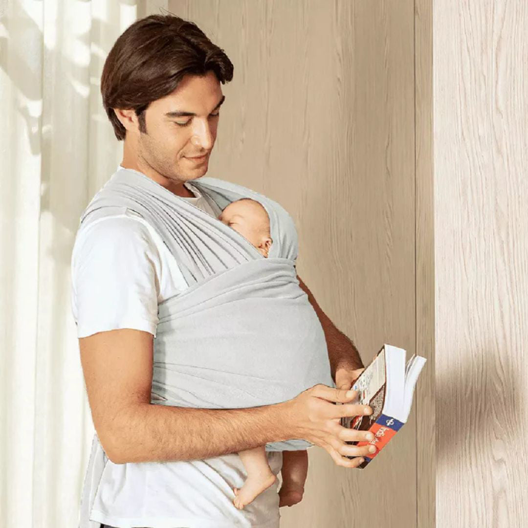 Koala Babycare® Trak za nošenje Cuddle Wrap Stretchy Light Grey Koala Babycare