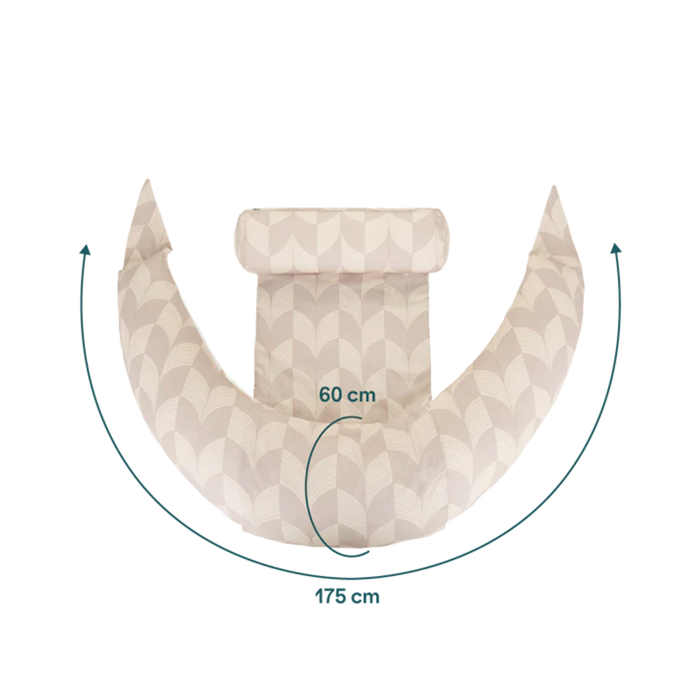Koala Babycare® Blazina za nosečnice Hug+ Comfy Fan Beige Koala Babycare