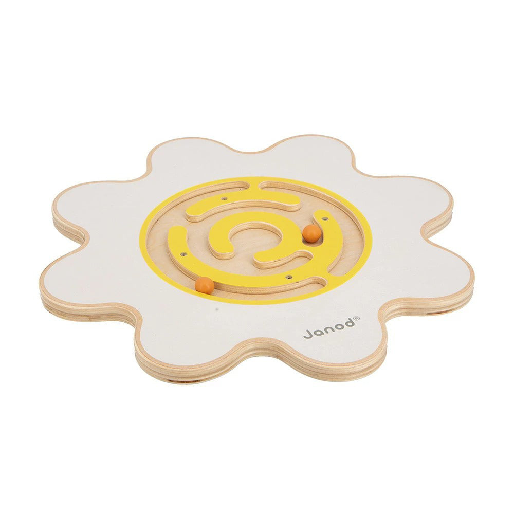 Janod® Leseni ravnotežni disk Flower Janod