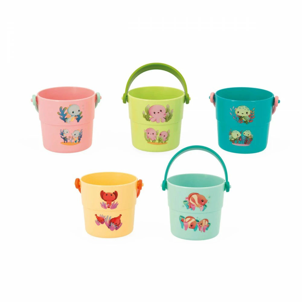 Janod® Lončki za kopanje My Baby Animals Janod