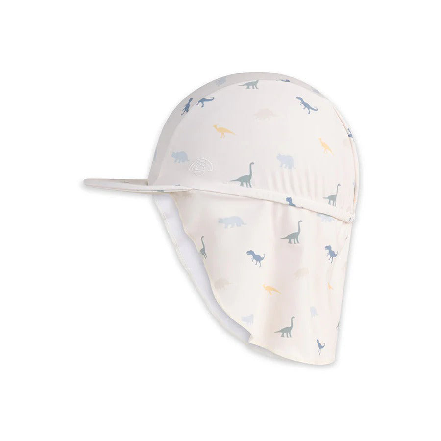Swim Essentials® Klobuček z UV zaščito s podaljšano zaščito za vrat Dino Swim Essentials