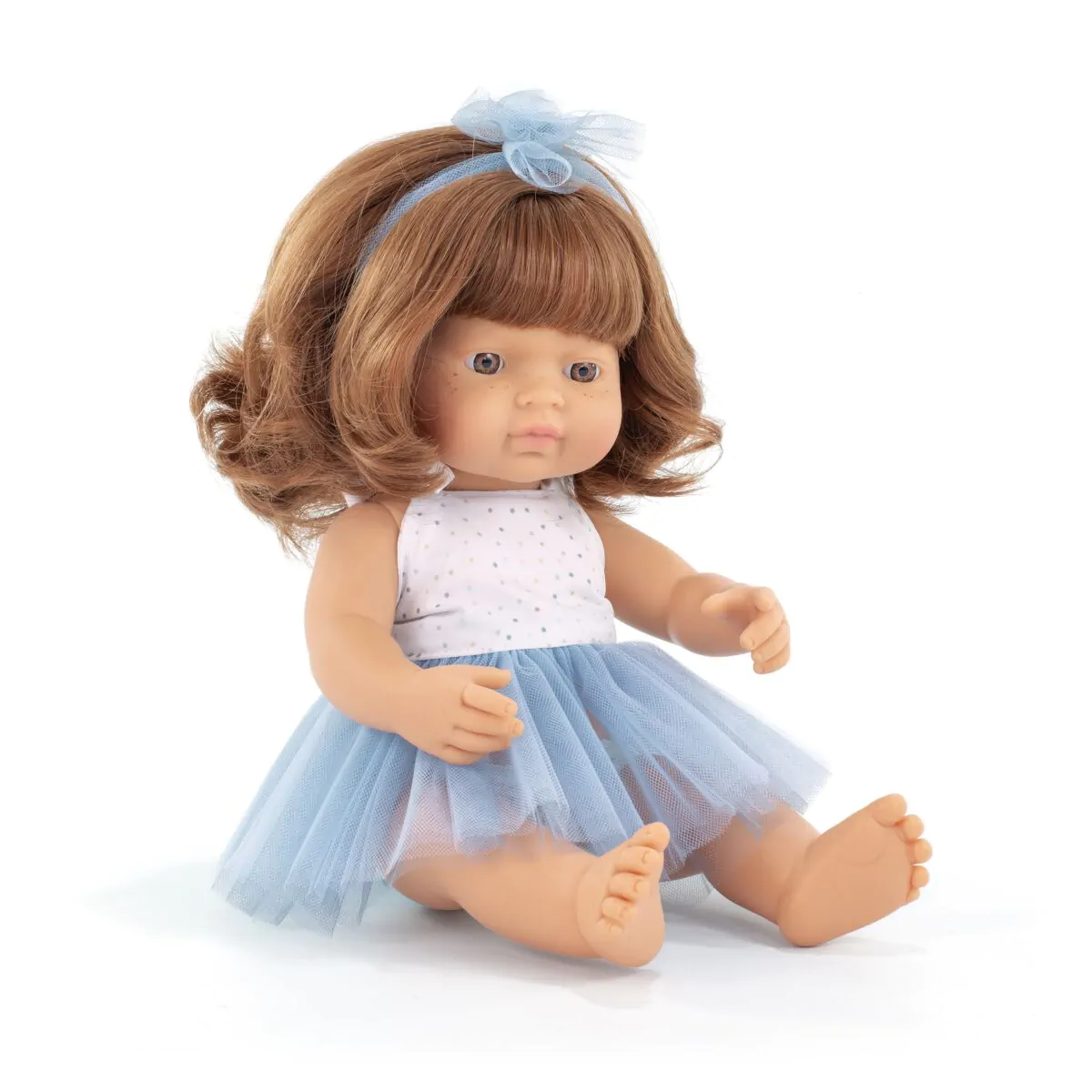 Miniland® Punčka Caucasian Redhead Girl 38cm My Friends & Me Miniland