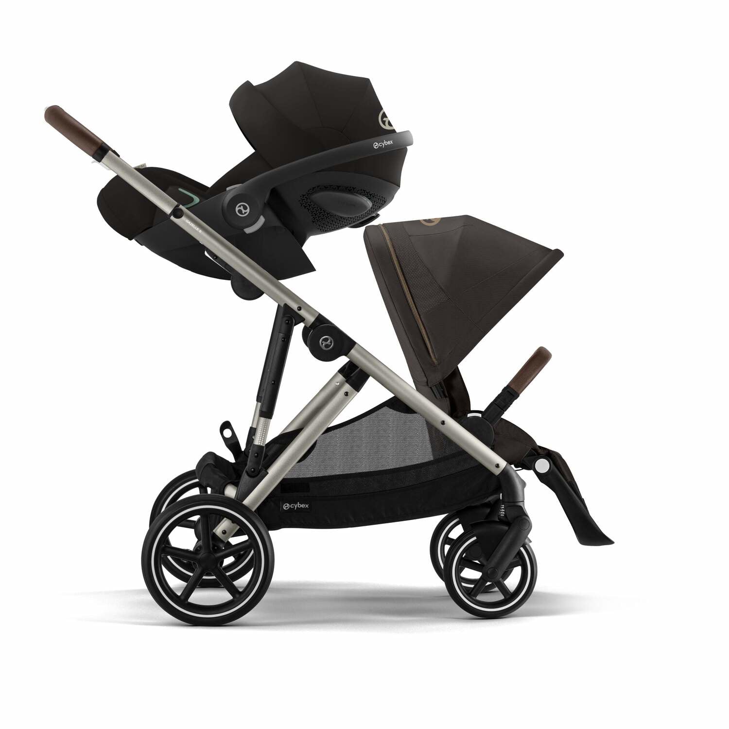 Cybex® Otroški voziček Gazelle™ S Chocolate Brown (Taupe Frame) Cybex