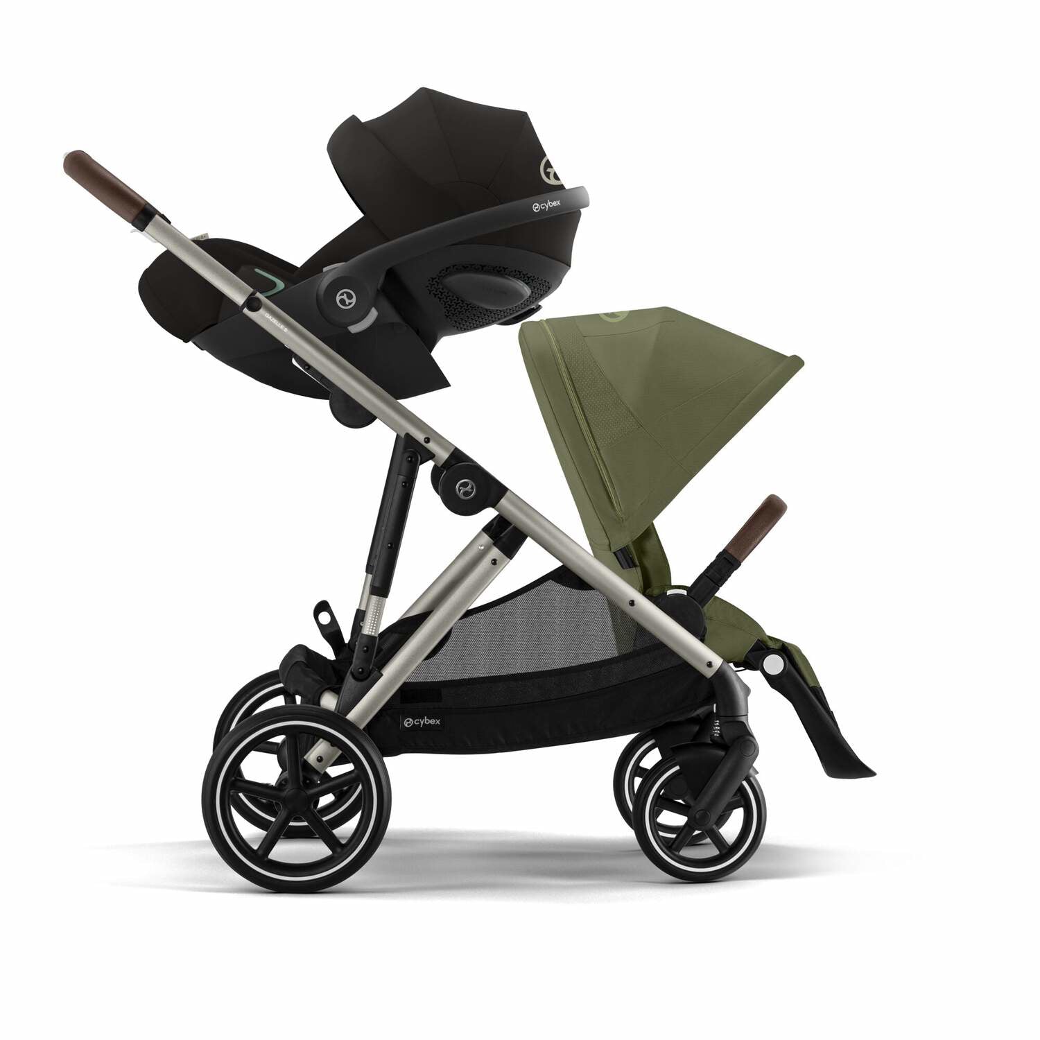Cybex® Otroški voziček Gazelle™ S Moss Green (Taupe Frame) Cybex