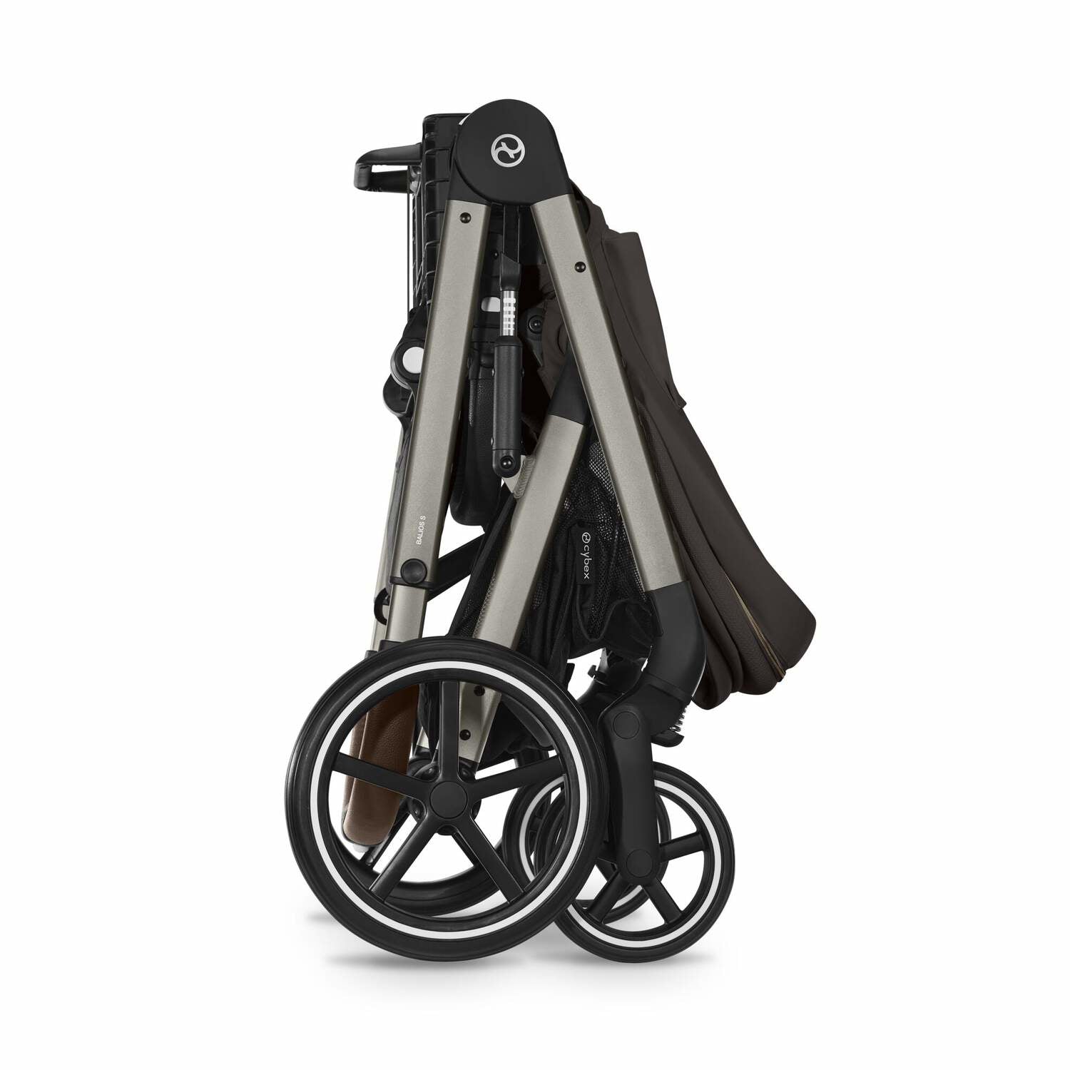 Cybex® Otroški voziček s košaro 2v1 Balios S Lux (0-22 kg) Chocolate Brown (Taupe Frame) Cybex