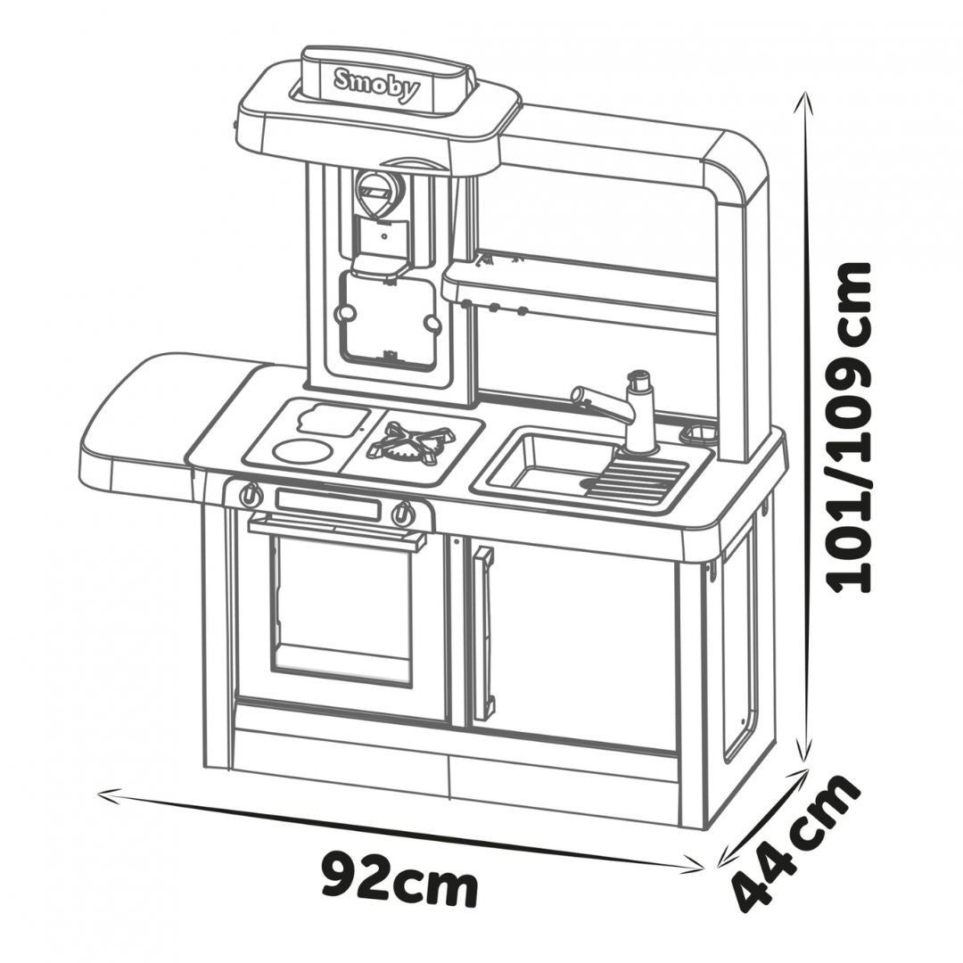 Smoby® Otroška kuhinja z dodatki TEFAL Evolutive Smoby