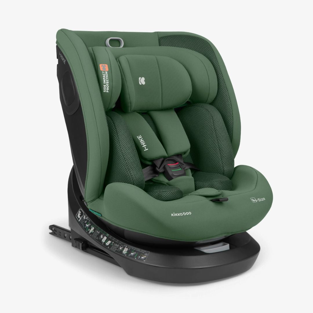 KikkaBoo® Otroški avtosedež 360° i-Hike i-SIZE (40-150 cm) Army Green 2025 KikkaBoo