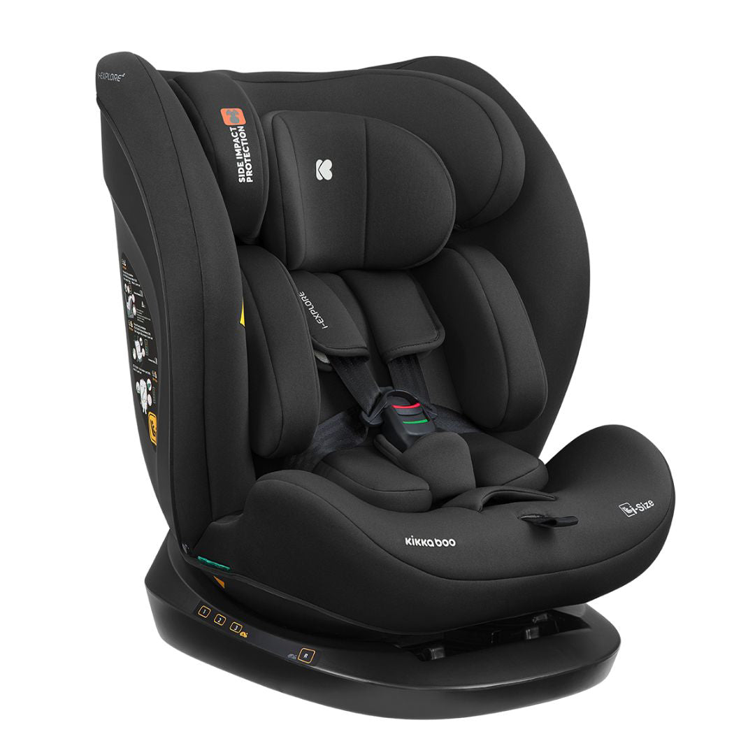 KikkaBoo® Otroški avtosedež 360° i-Explore 2 i-SIZE (40-150 cm) Black KikkaBoo