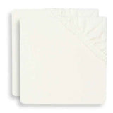Jollein® Fitted Sheet Jersey 2pack 120x60 Ivory