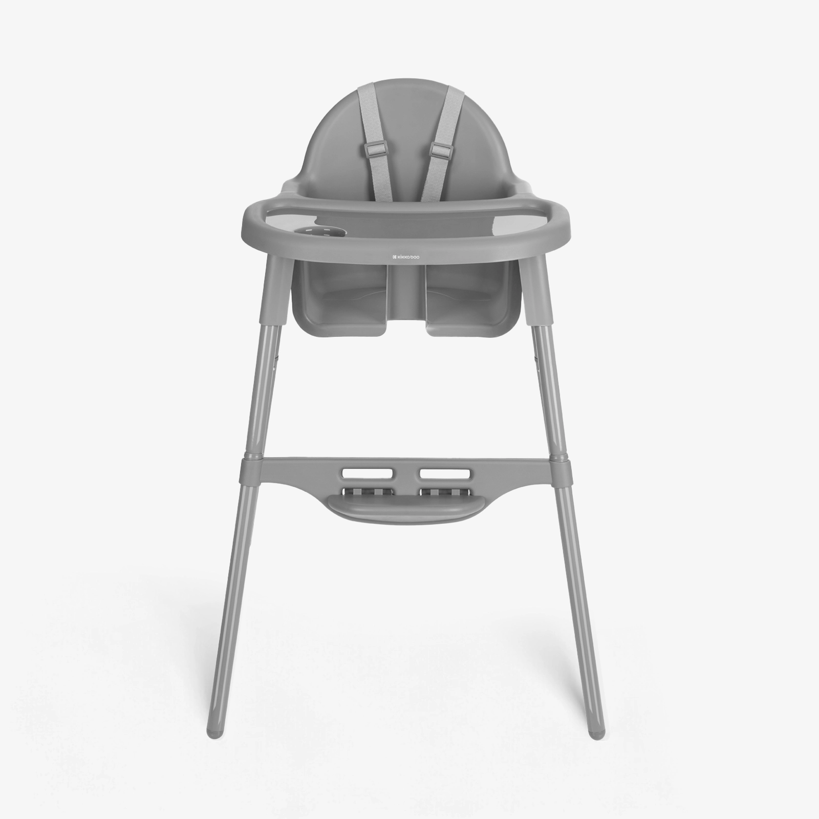 KikkaBoo® Otroški stol za hranjenje 2v1 Jammy Grey KikkaBoo