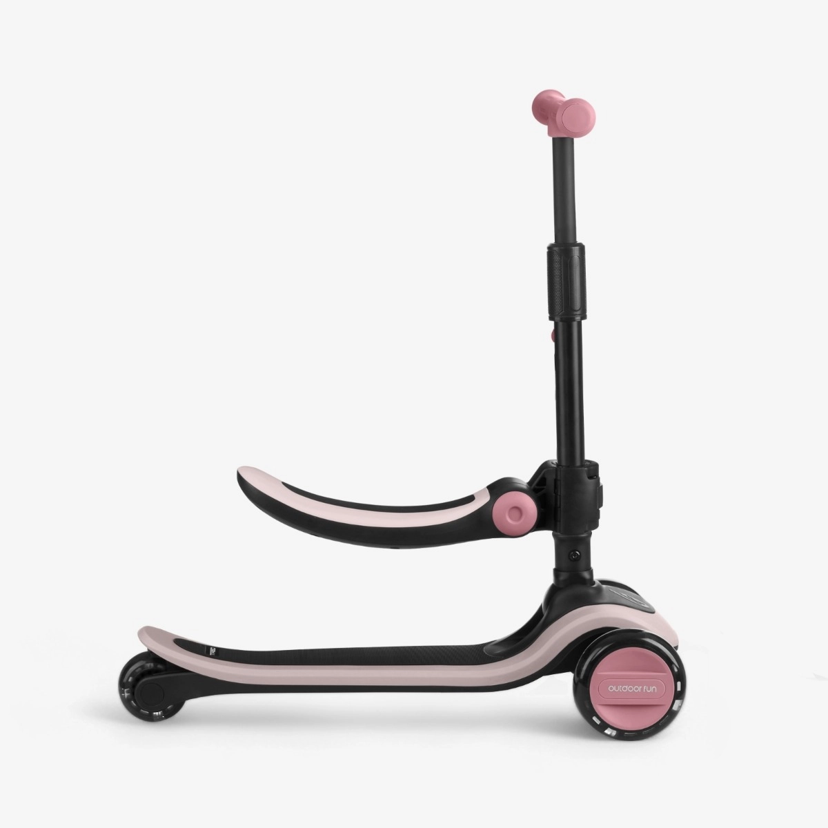 KikkaBoo® Otroški poganjalec/skiro 2v1 Treo Pink KikkaBoo