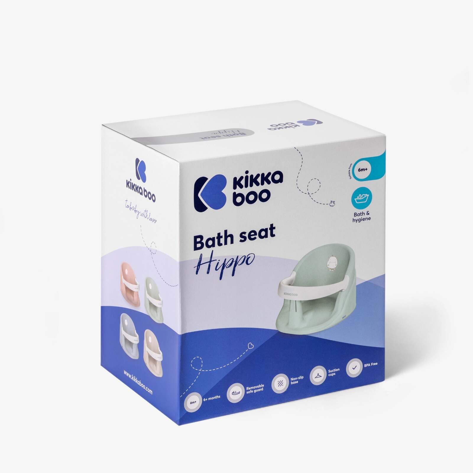 KikkaBoo® Sedež za kopanje Hippo Beige KikkaBoo