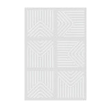Evibell® Hrací podložka puzzle 120x180 Lines Grey